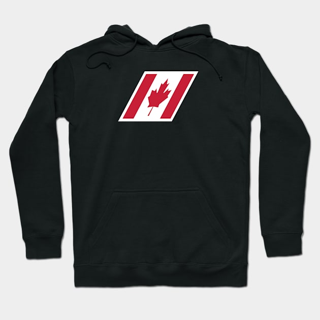 Audi Club North America - TT Cup Style Canadian Flag Rhombus Hoodie by AudiClubNA